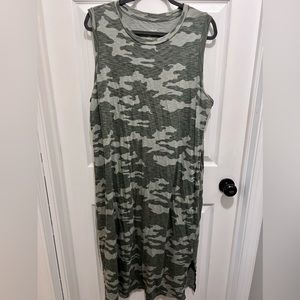 Camo Maxi Dress